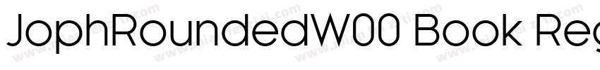 JophRoundedW00 Book Regular字体转换